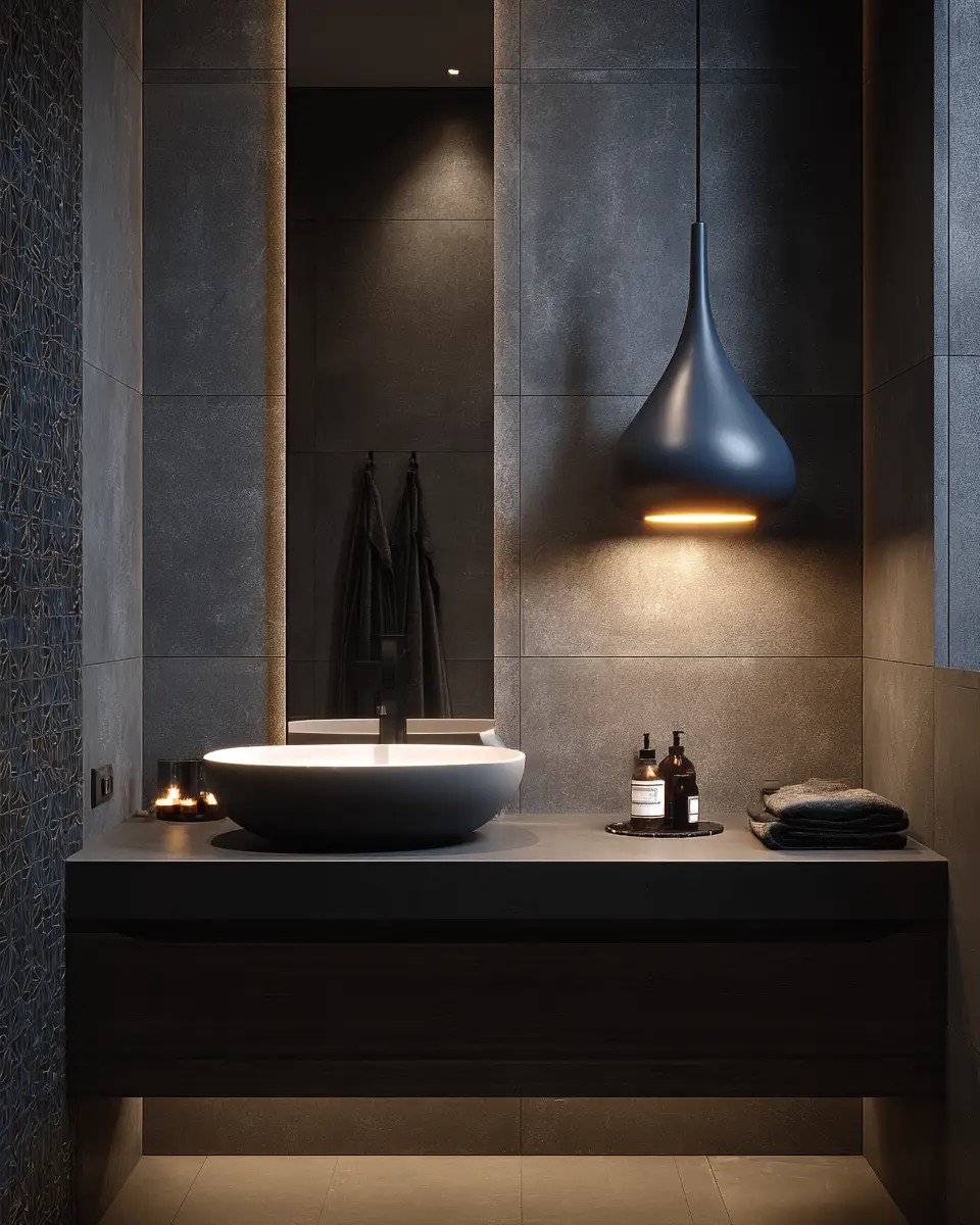 Navy Bathroom Decor Ideas