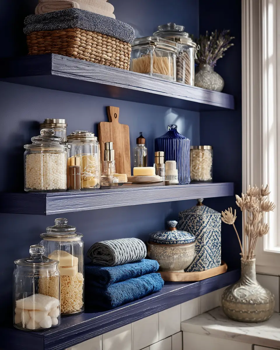 Navy Bathroom Decor Ideas