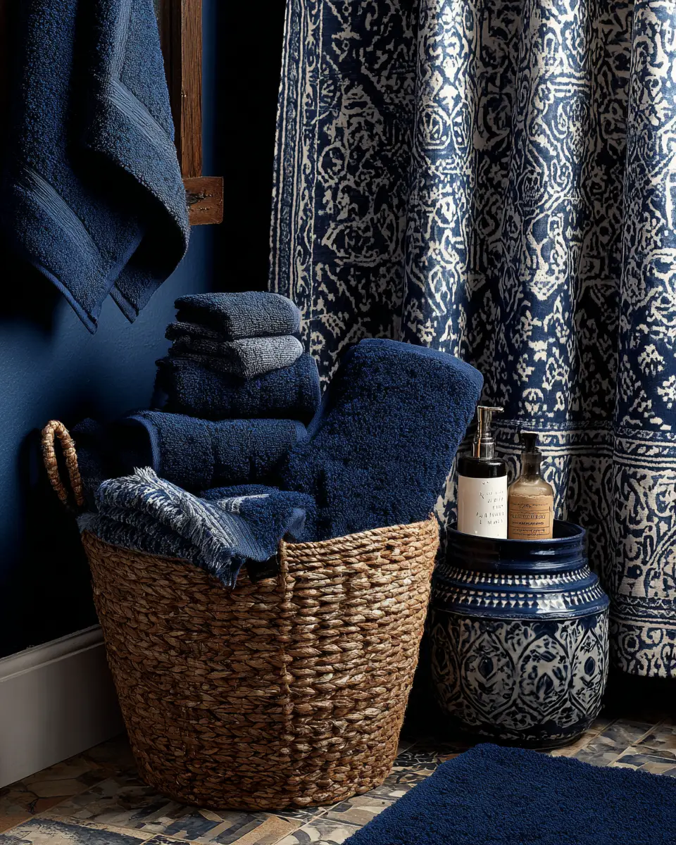 Navy Bathroom Decor Ideas