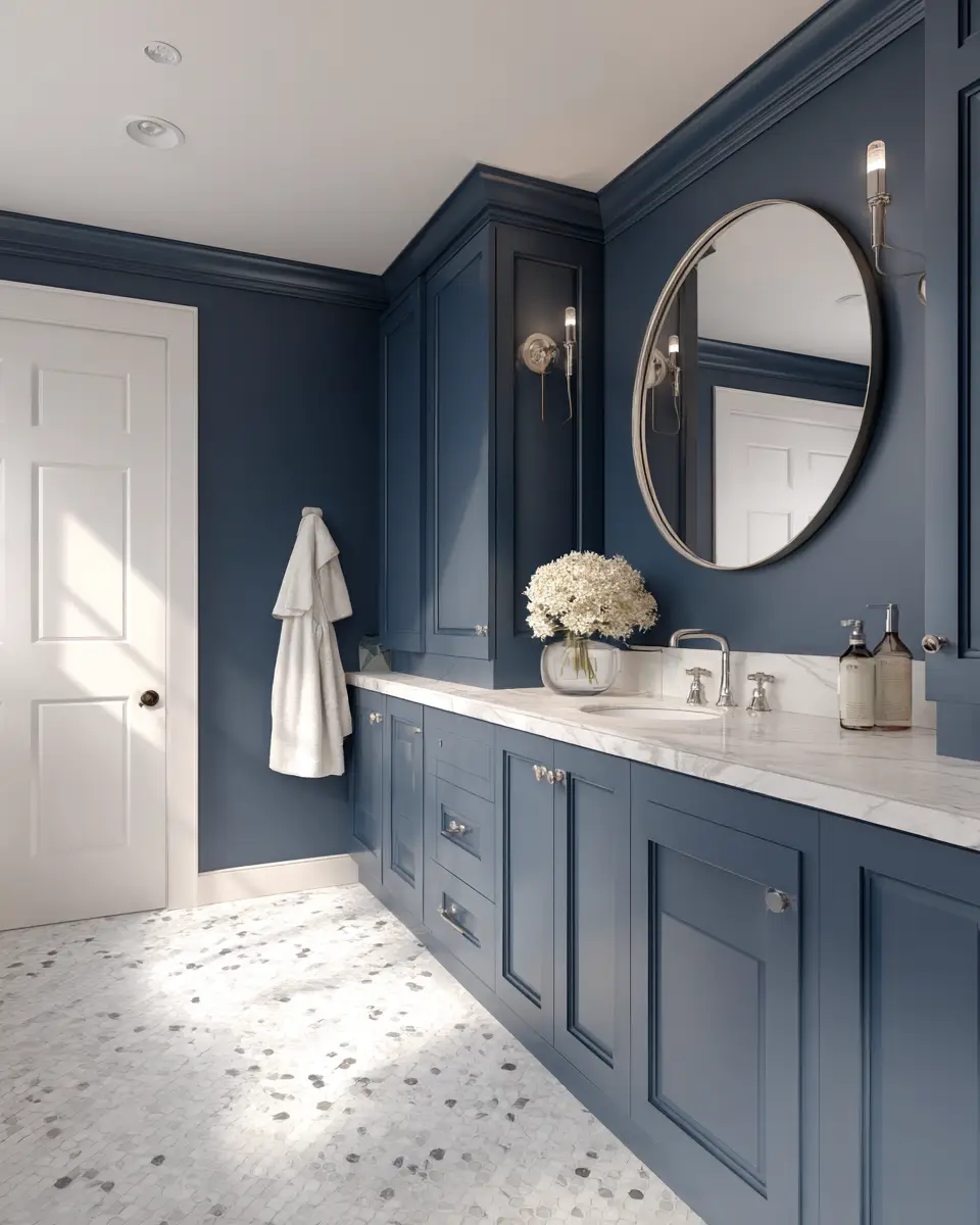 Navy Bathroom Decor Ideas