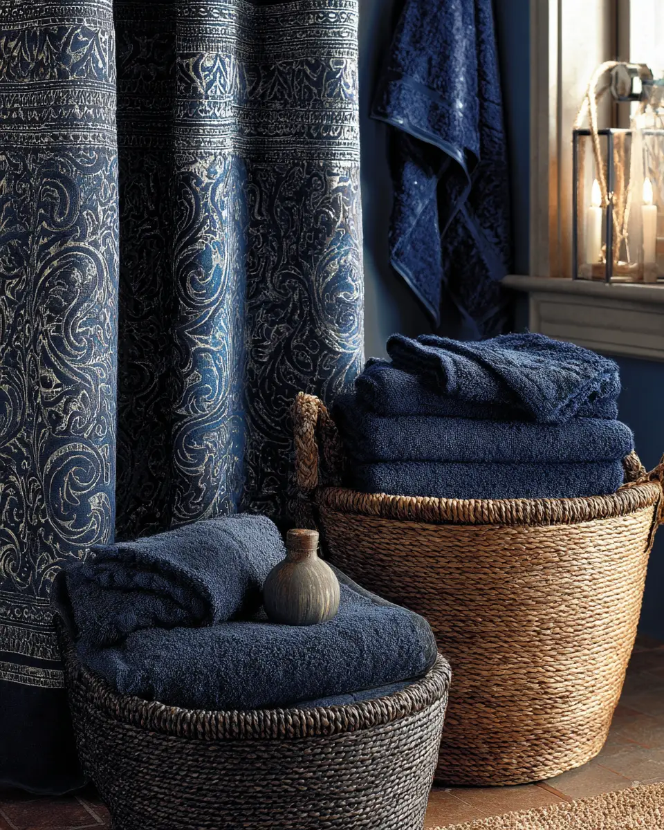 Navy Bathroom Decor Ideas