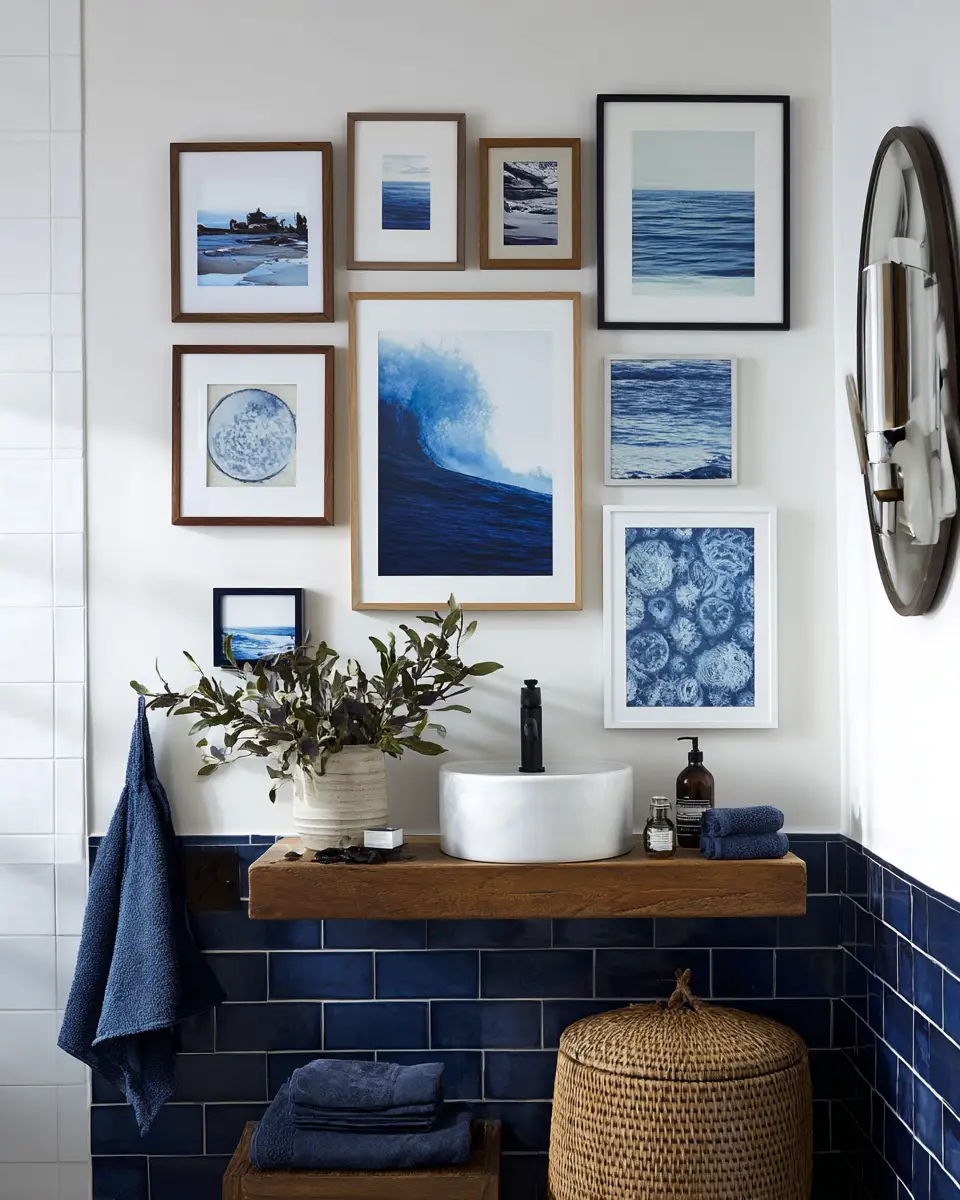 Navy Bathroom Decor Ideas