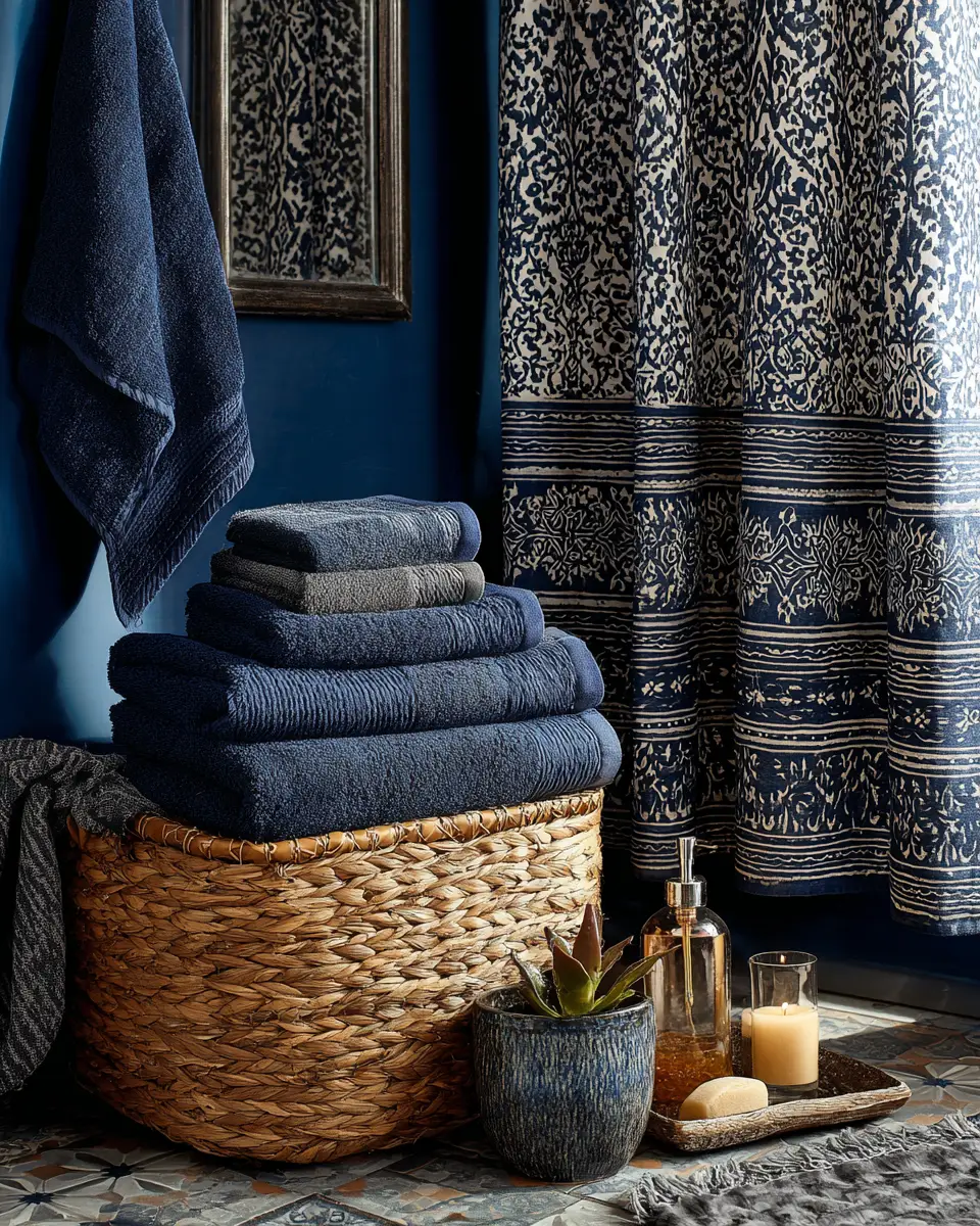 Navy Bathroom Decor Ideas