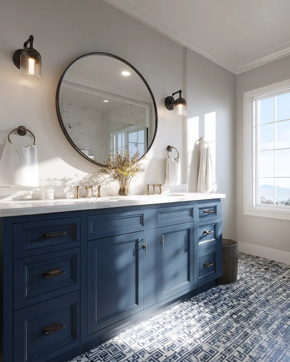 Navy Bathroom Decor Ideas
