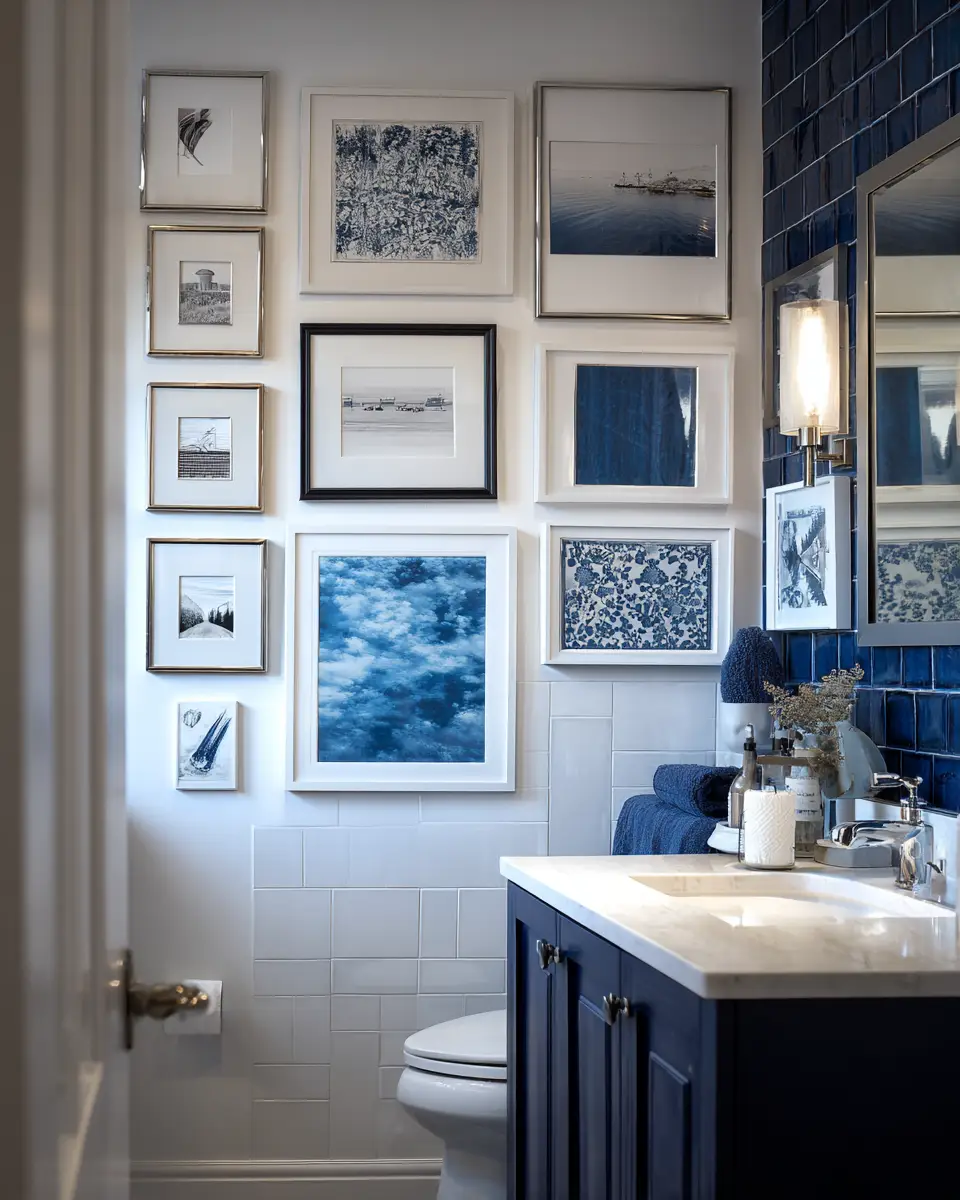 Navy Bathroom Decor Ideas