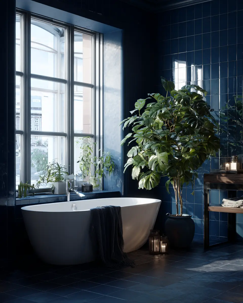 Navy Bathroom Decor Ideas