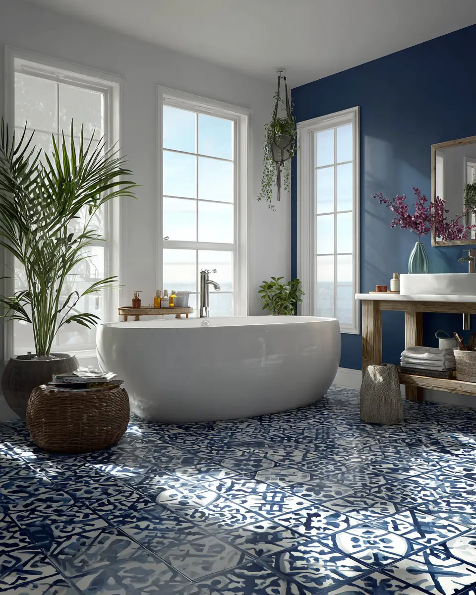 Navy Bathroom Decor Ideas