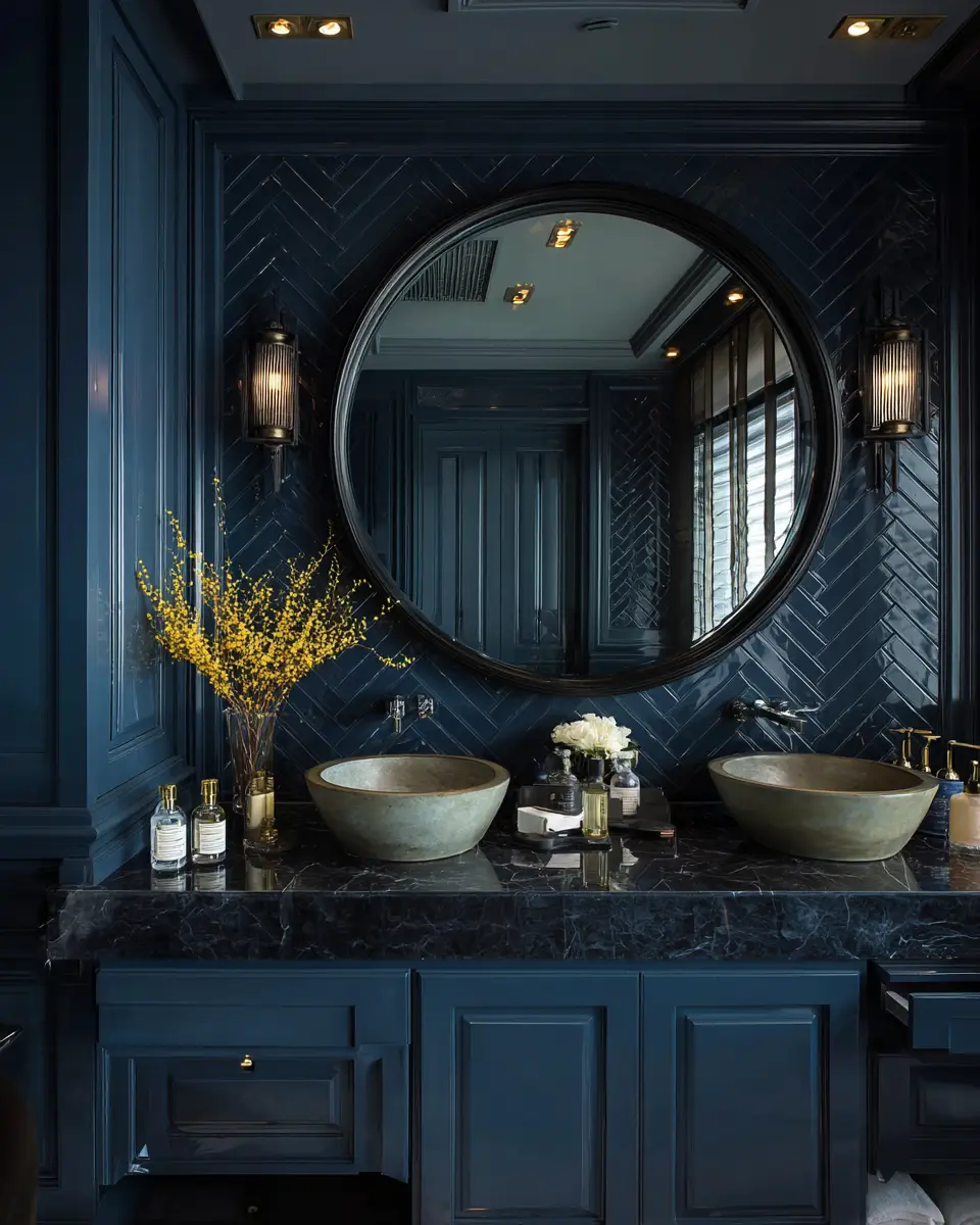 Navy Bathroom Decor Ideas