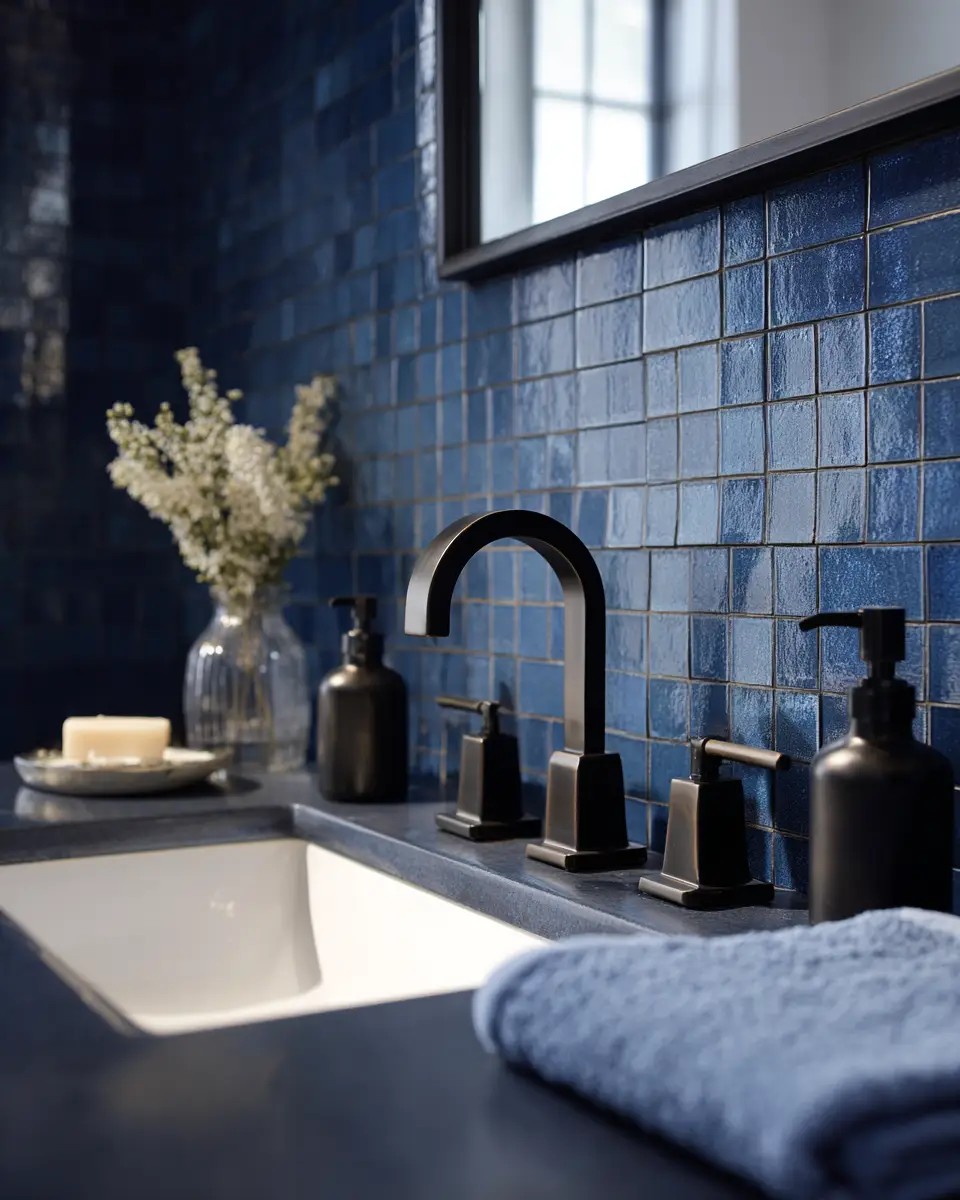 Navy Bathroom Decor Ideas