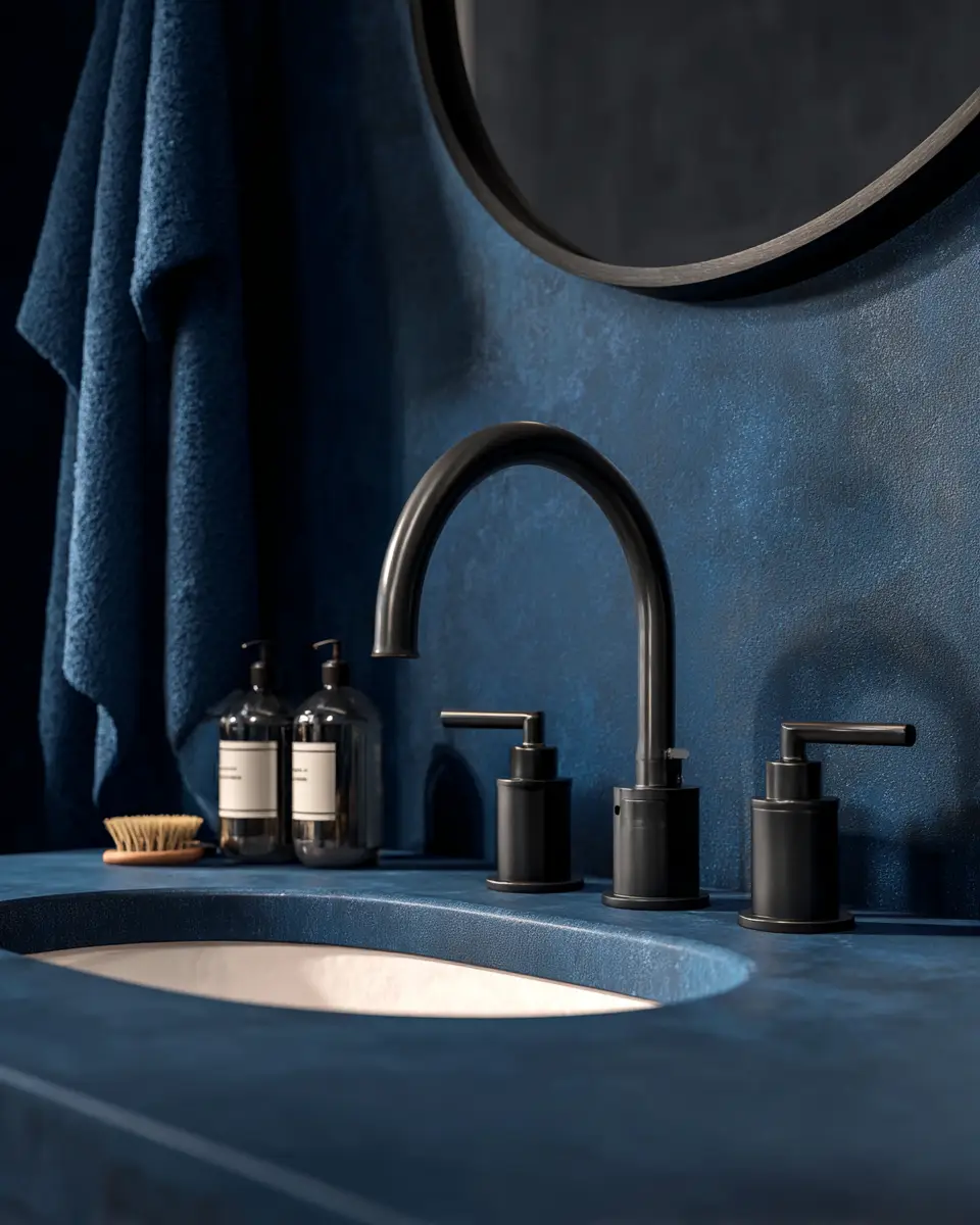 Navy Bathroom Decor Ideas