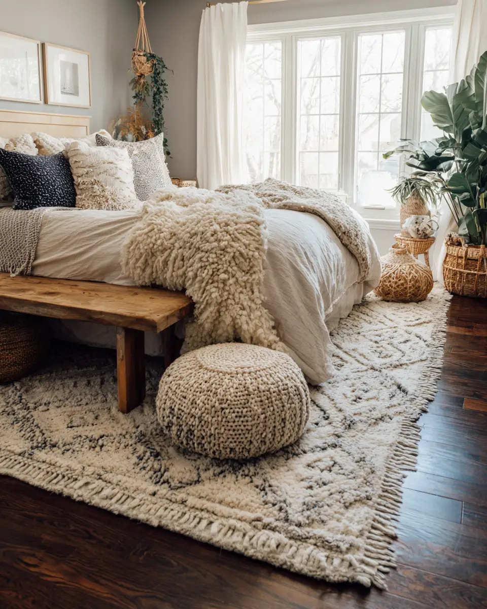 Navy Boho Bedroom Decor Ideas