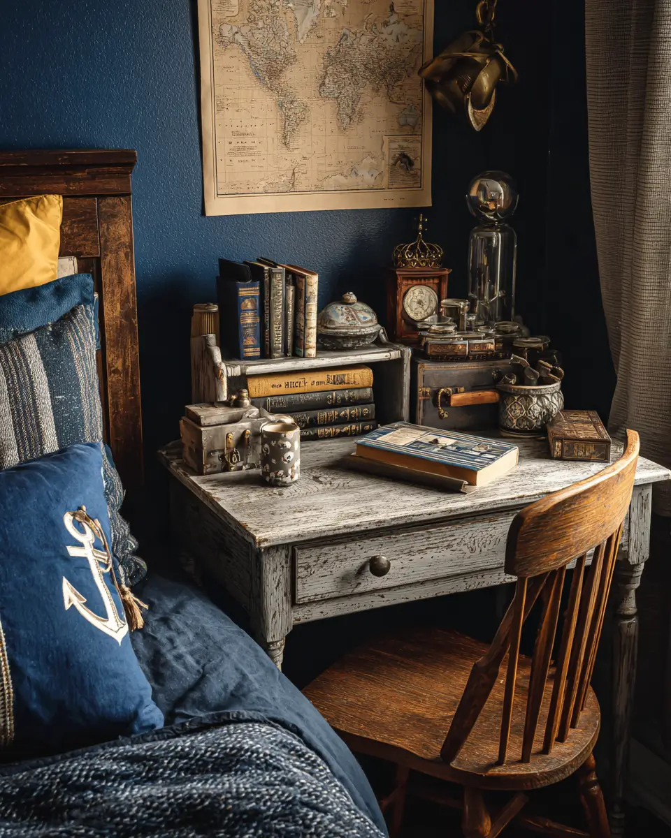 Navy Boho Bedroom Decor Ideas