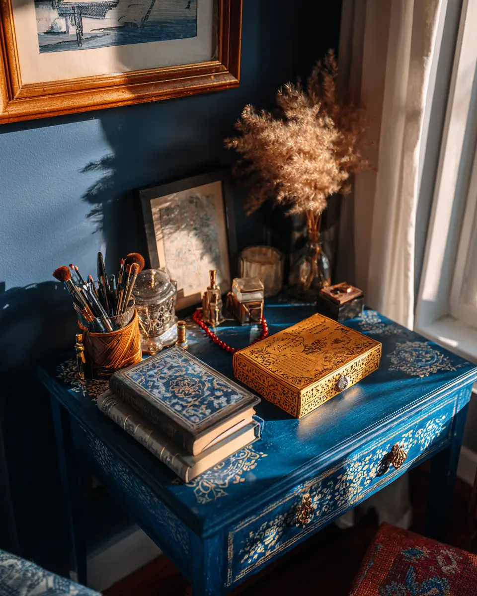 Navy Boho Bedroom Decor Ideas