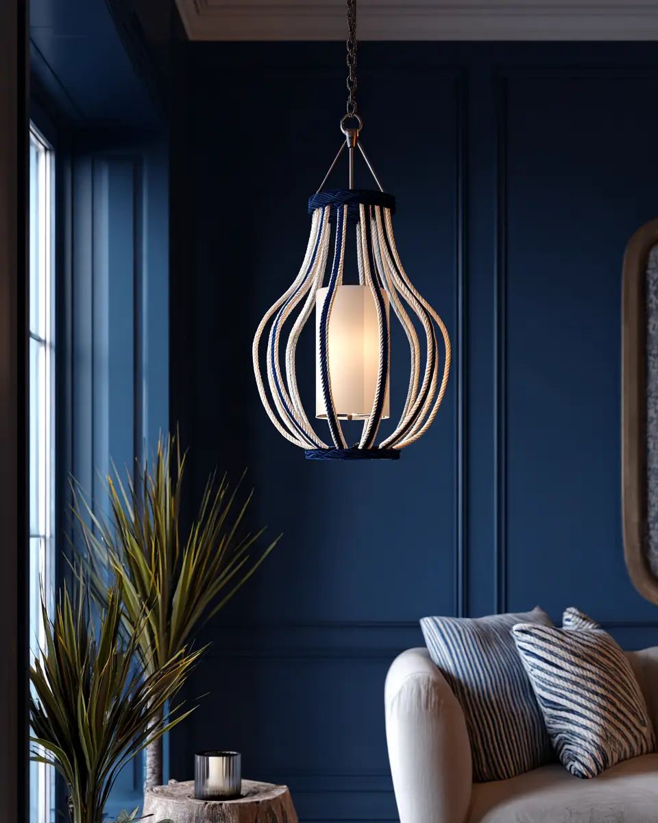 Navy Coastal Bedroom Decor Ideas