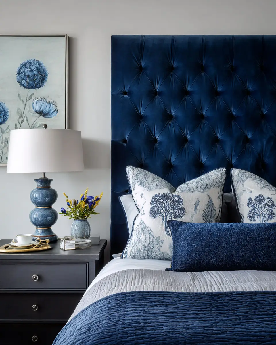 Navy Coastal Bedroom Decor Ideas