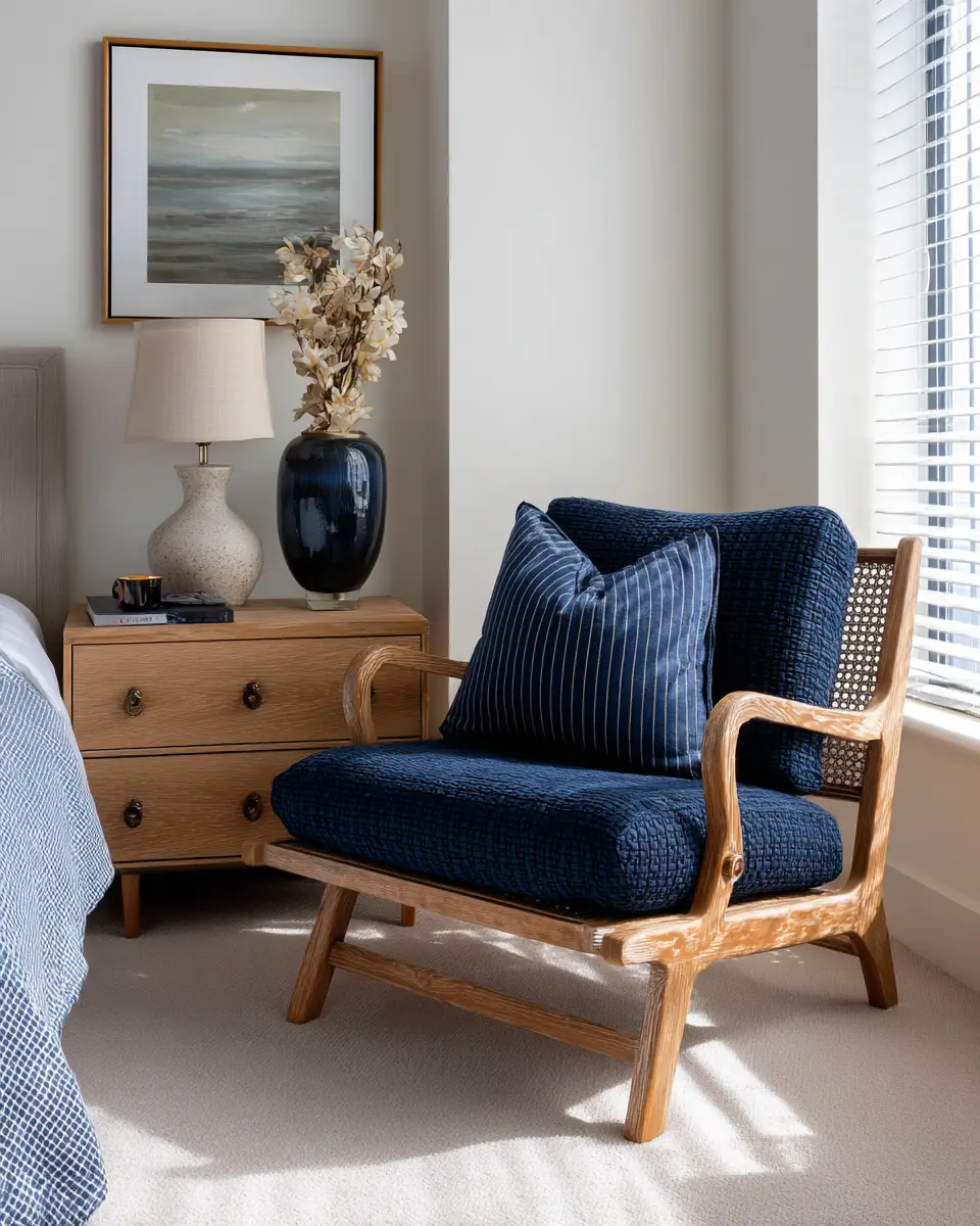 Navy Coastal Bedroom Decor Ideas