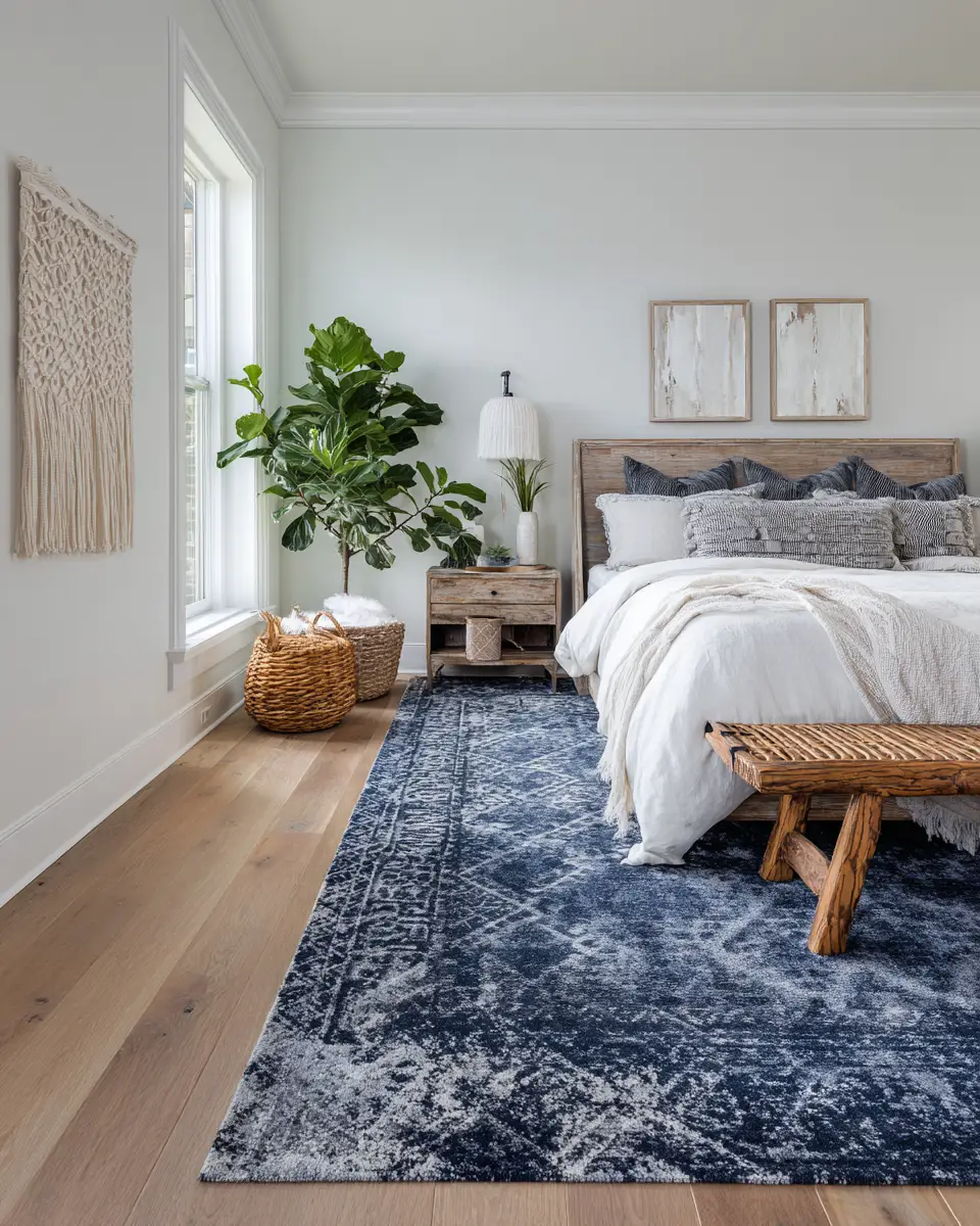 Navy Coastal Bedroom Decor Ideas