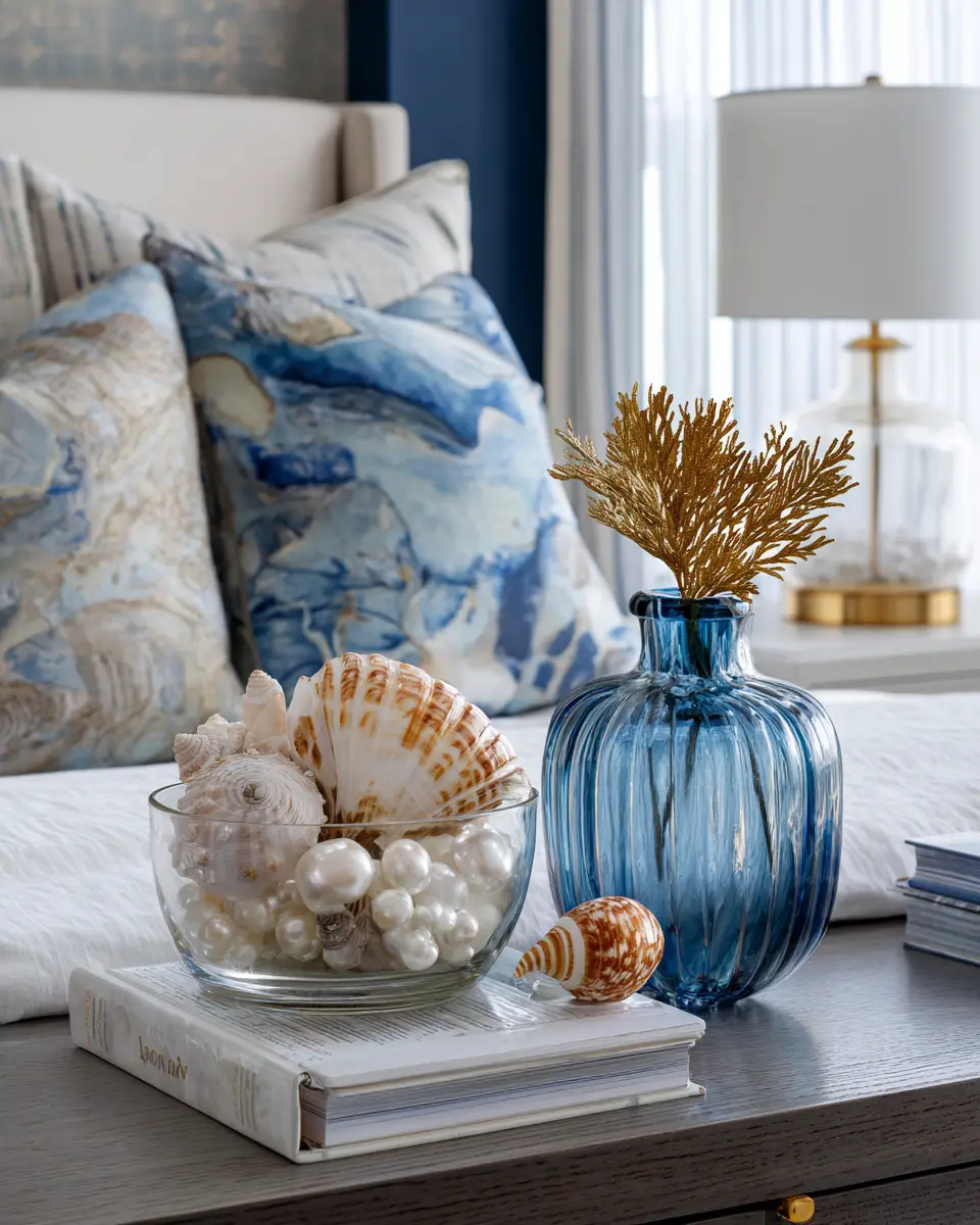 Navy Coastal Bedroom Decor Ideas