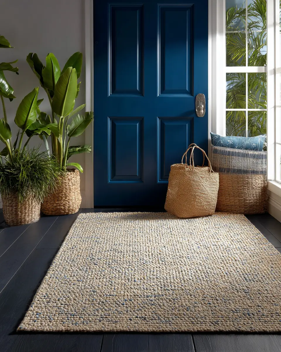 Navy Coastal Entryway Decor Ideas