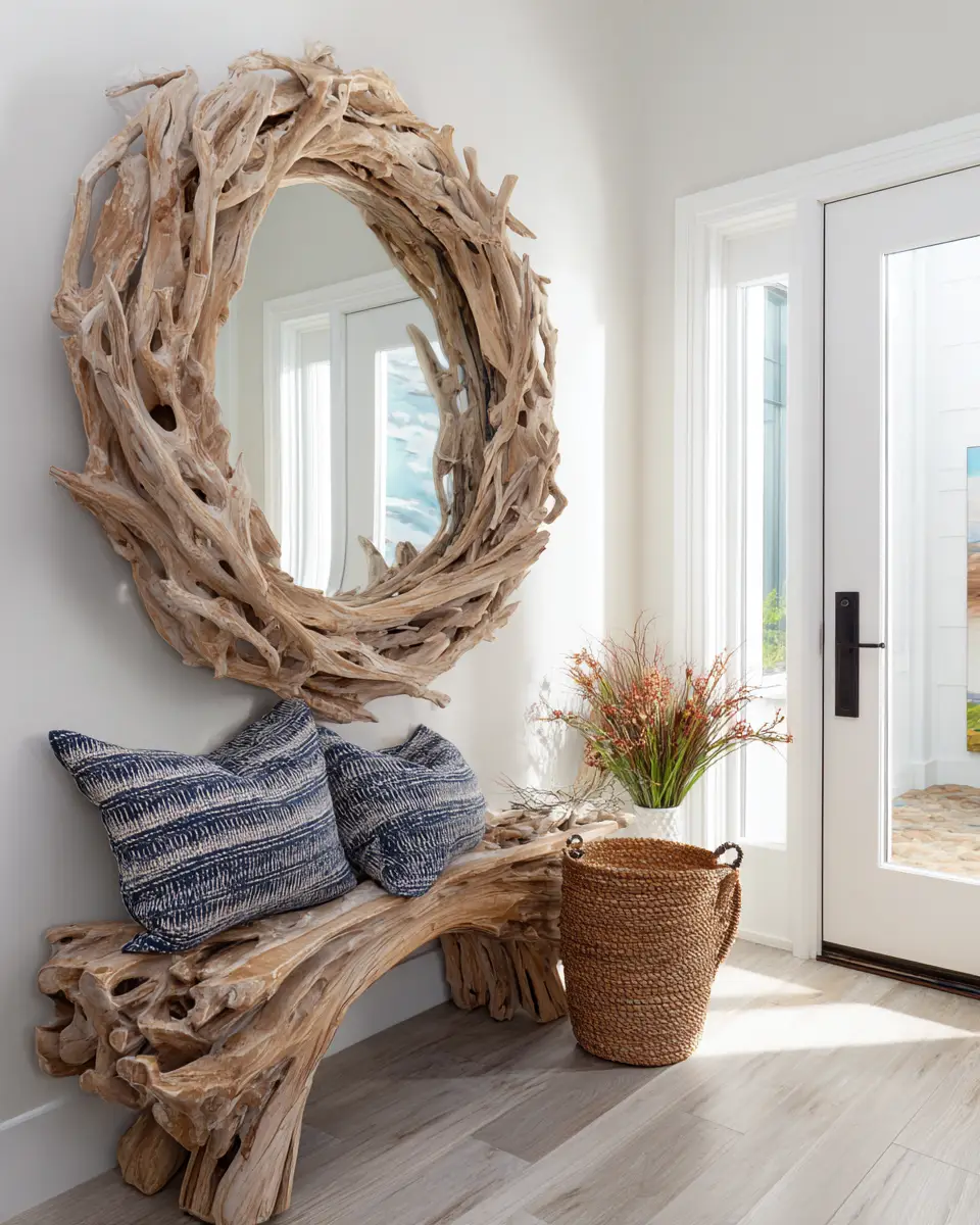 Navy Coastal Entryway Decor Ideas