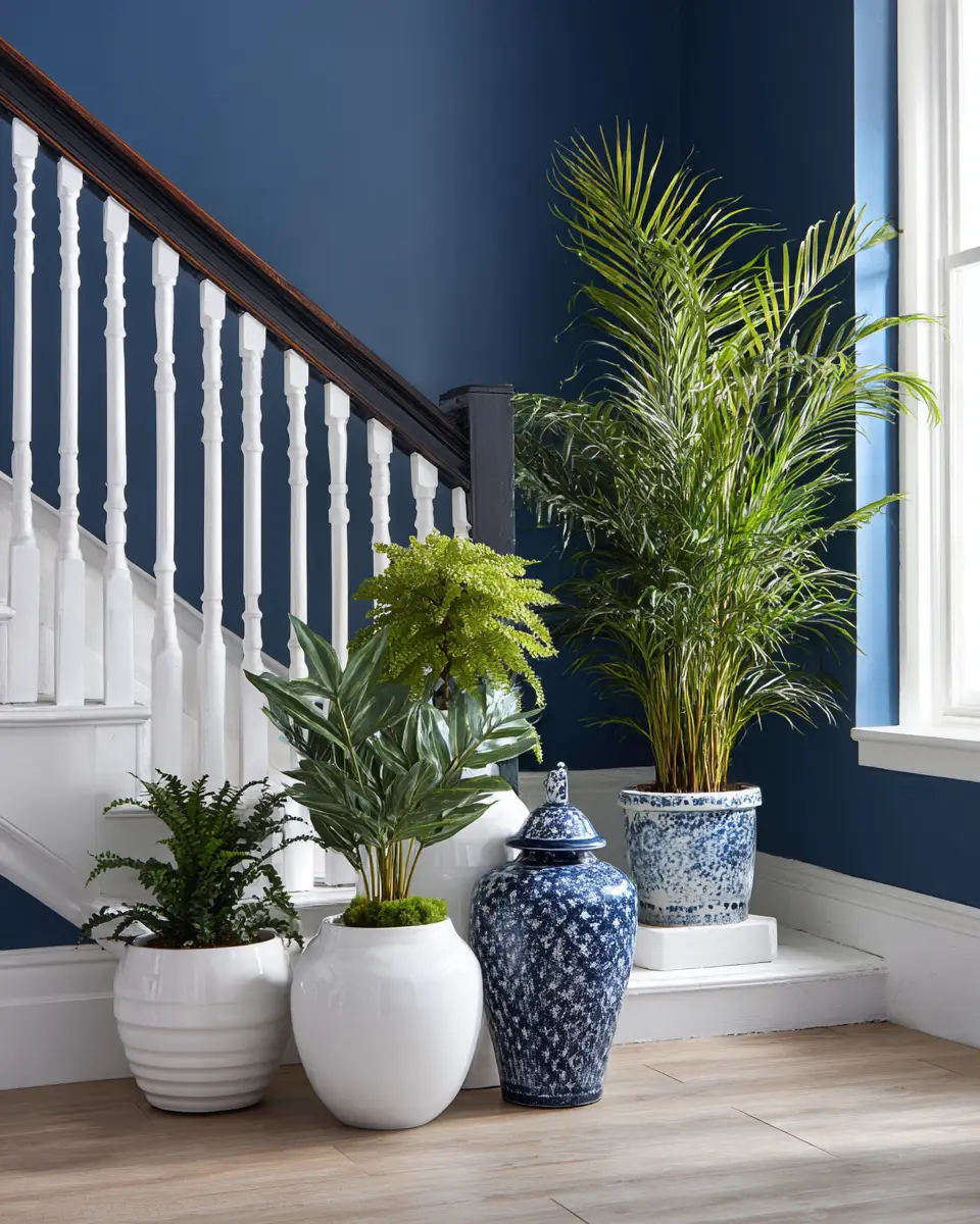 Navy Coastal Entryway Decor Ideas