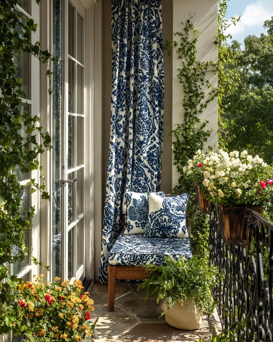 Navy Farmhouse Balcony Decor Ideas