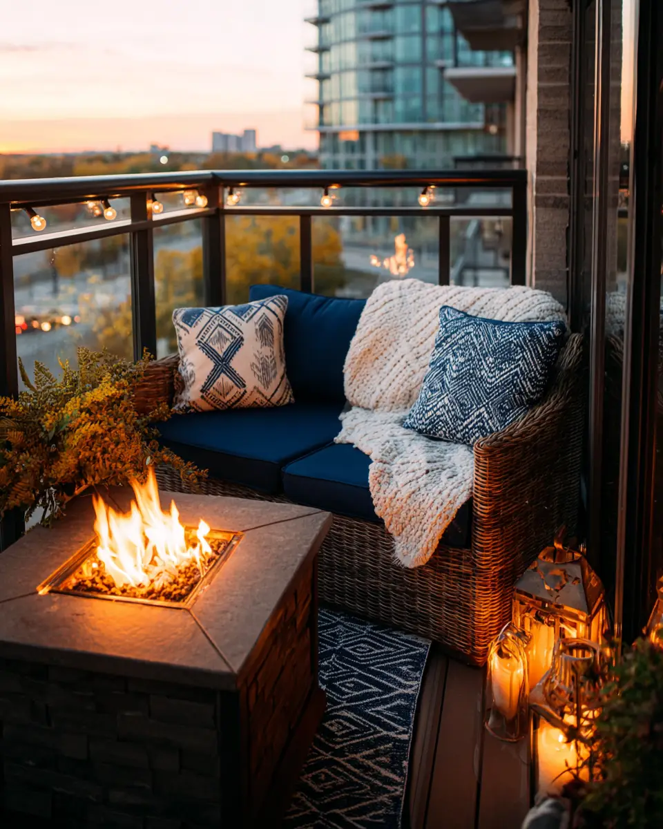 Navy Farmhouse Balcony Decor Ideas