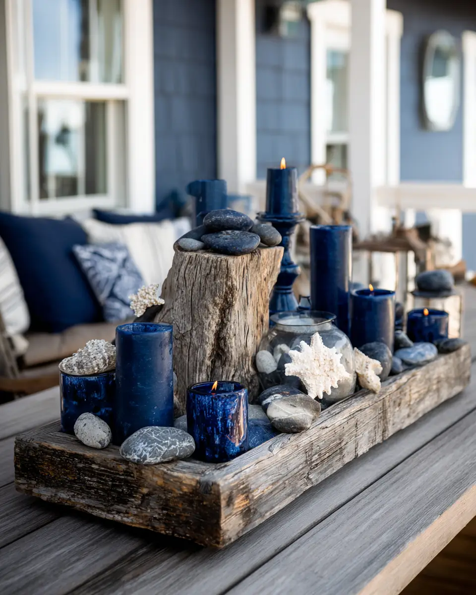 Navy Farmhouse Balcony Decor Ideas