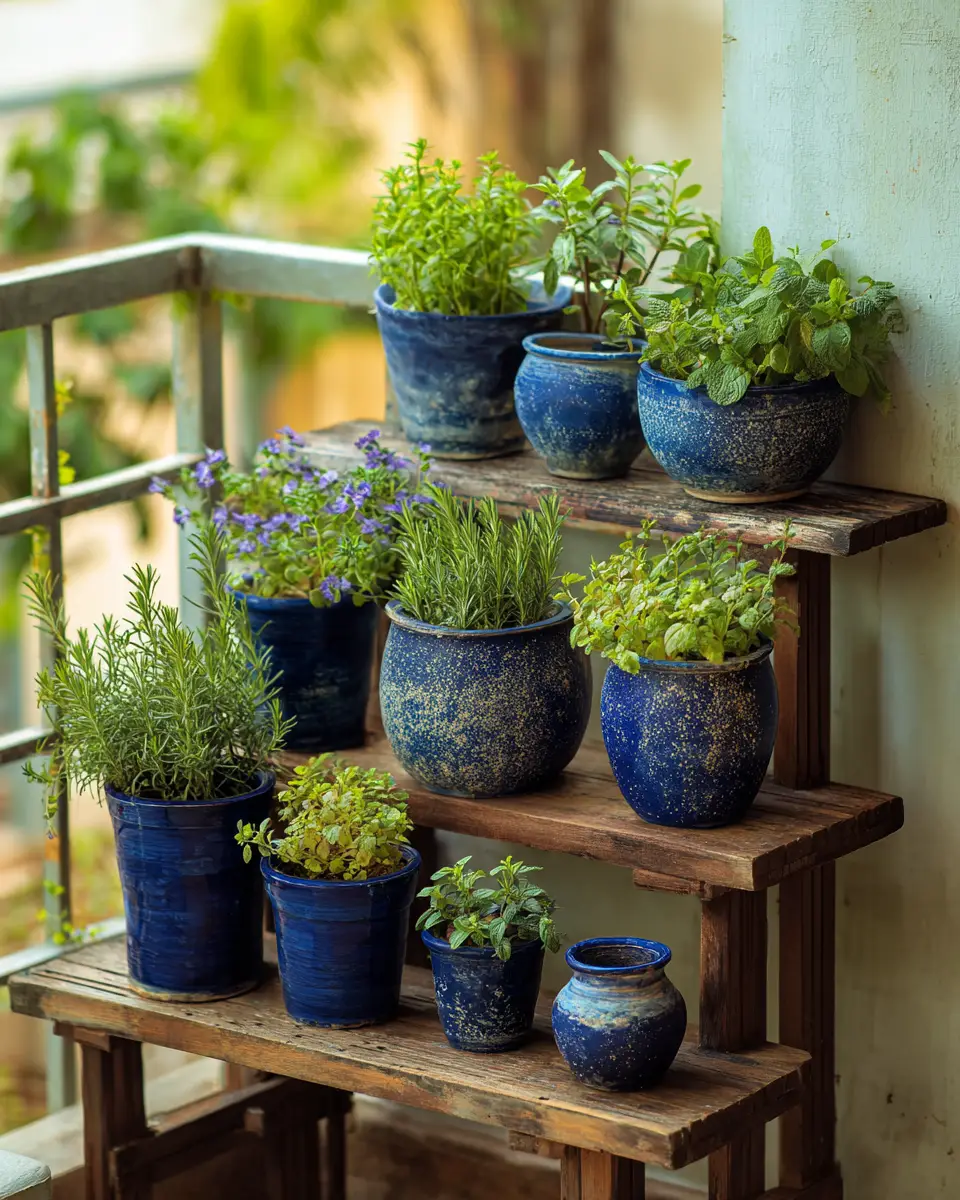 Navy Farmhouse Balcony Decor Ideas