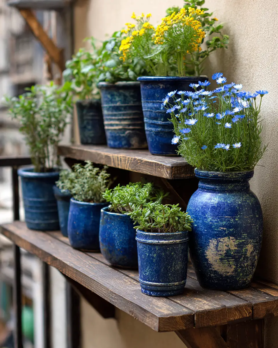 Navy Farmhouse Balcony Decor Ideas