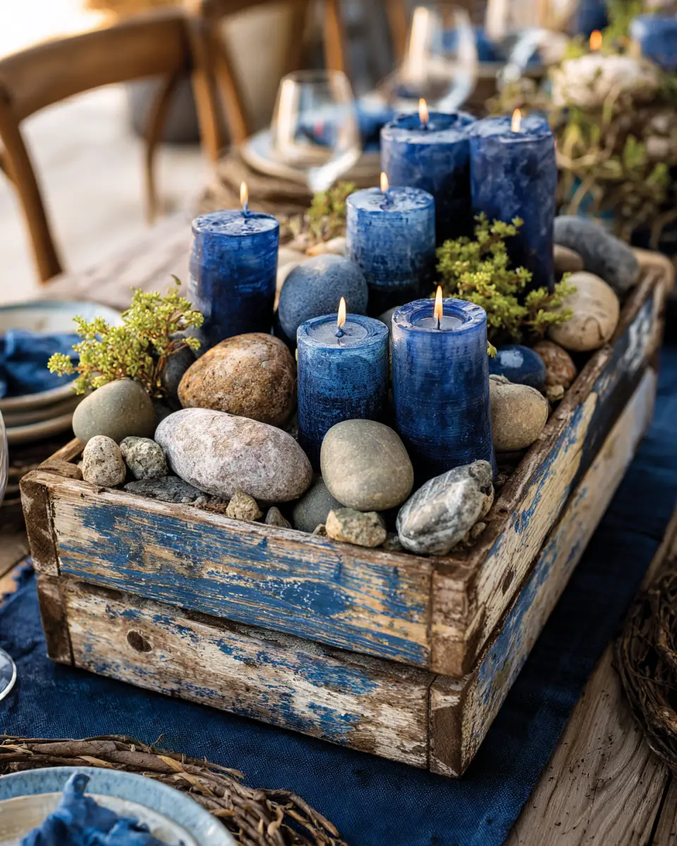 Navy Farmhouse Balcony Decor Ideas