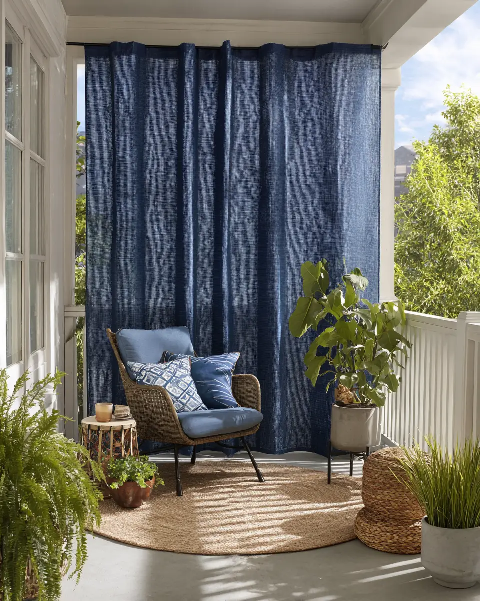 Navy Farmhouse Balcony Decor Ideas