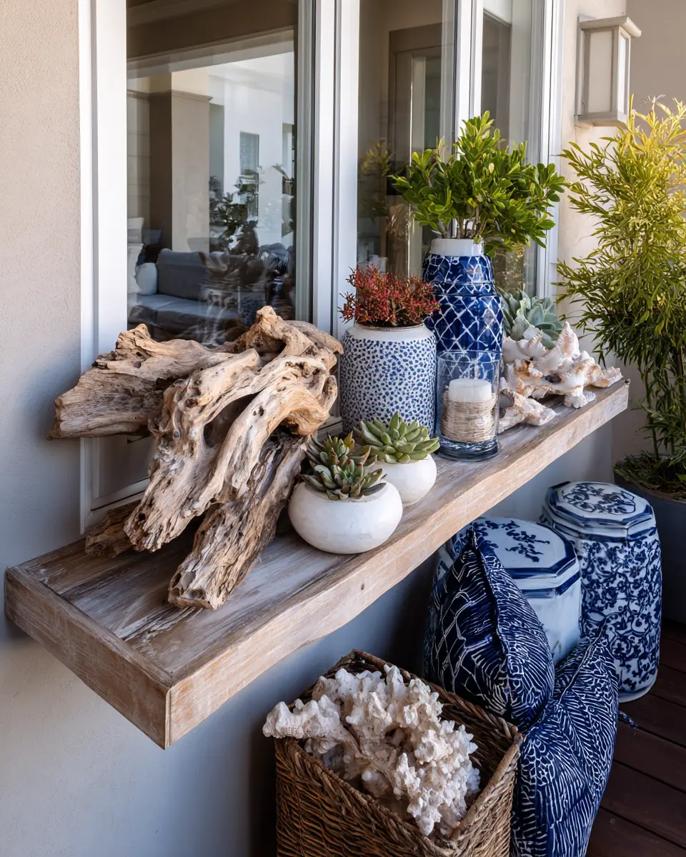 Navy Farmhouse Balcony Decor Ideas