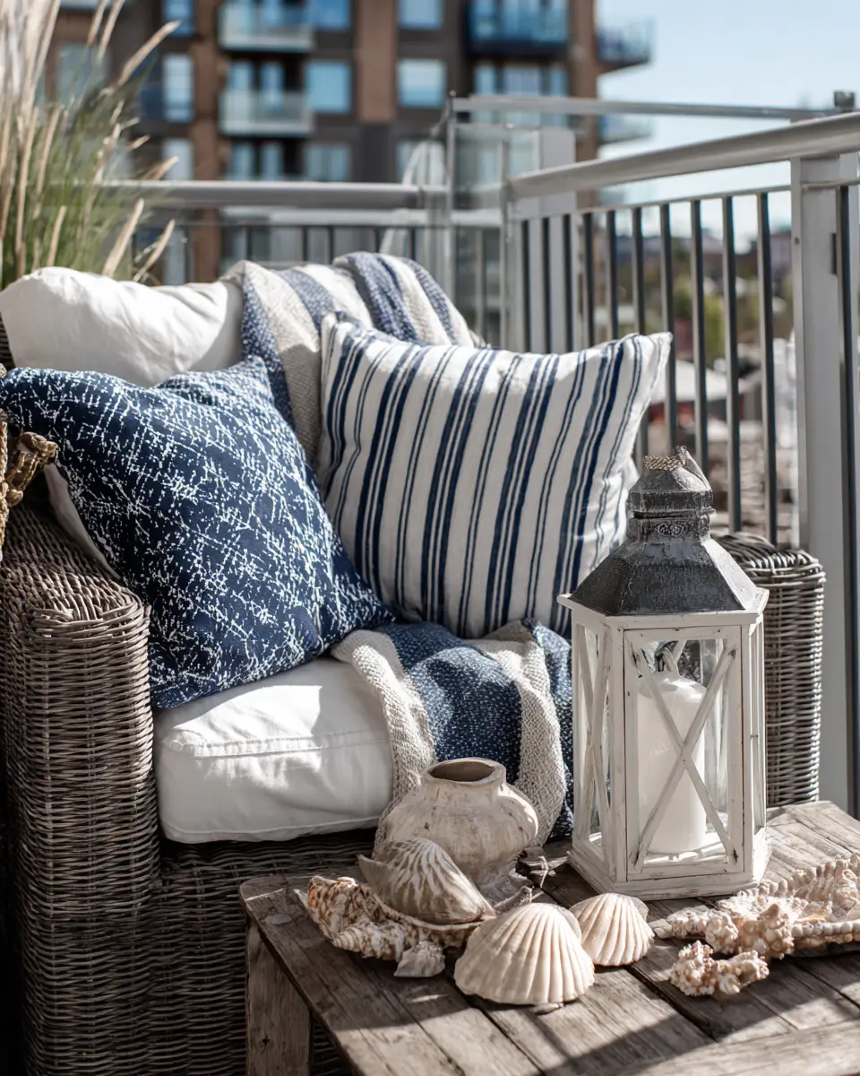 Navy Farmhouse Balcony Decor Ideas