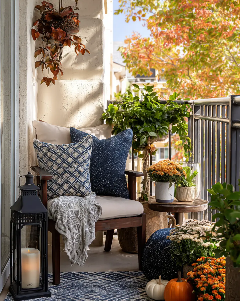 Navy Farmhouse Balcony Decor Ideas