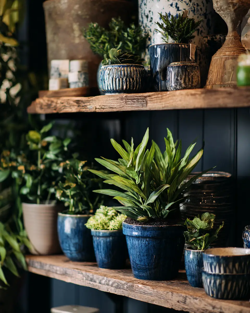 Navy Farmhouse Living Room Decor Ideas