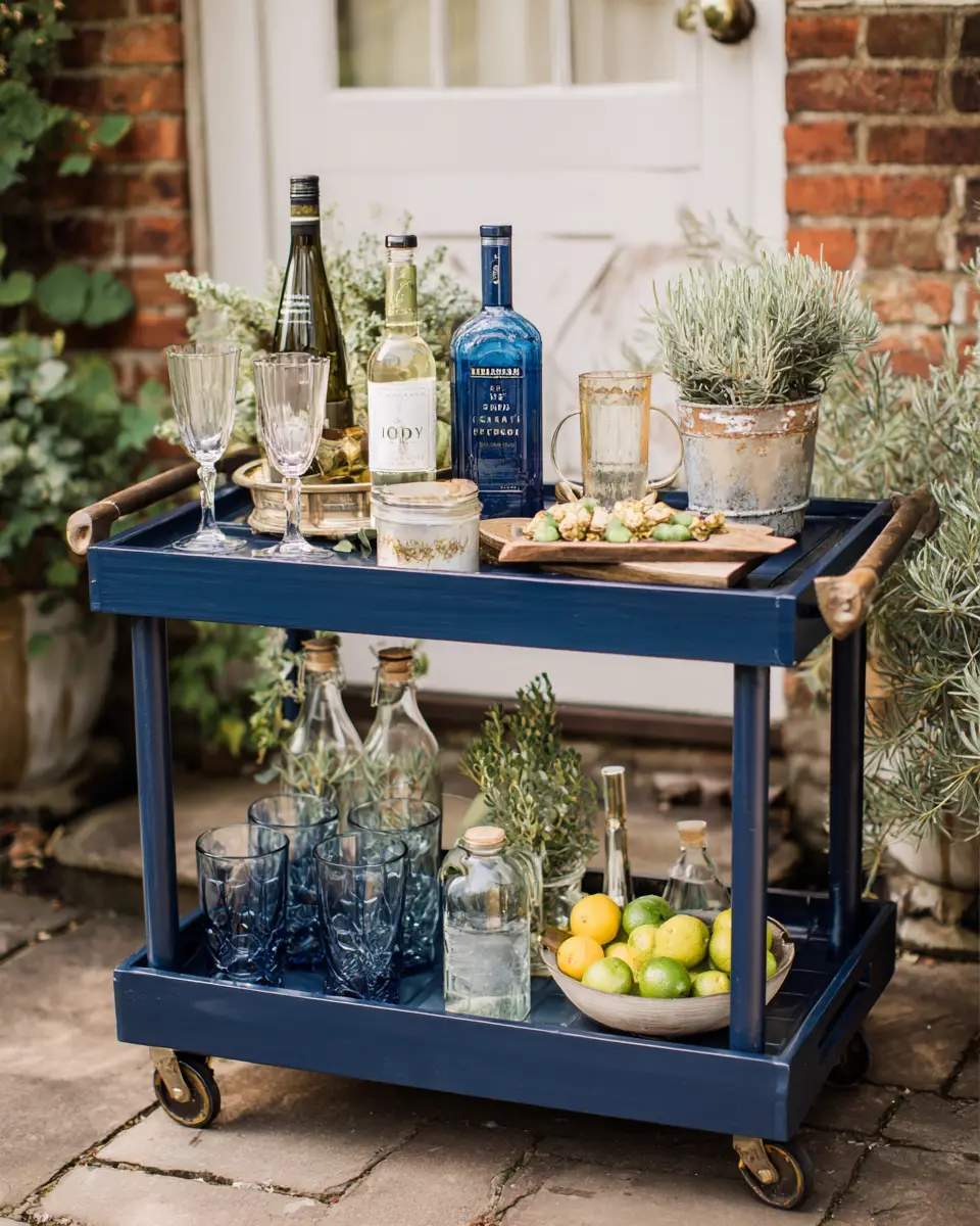 Navy Farmhouse Patio Decor Ideas