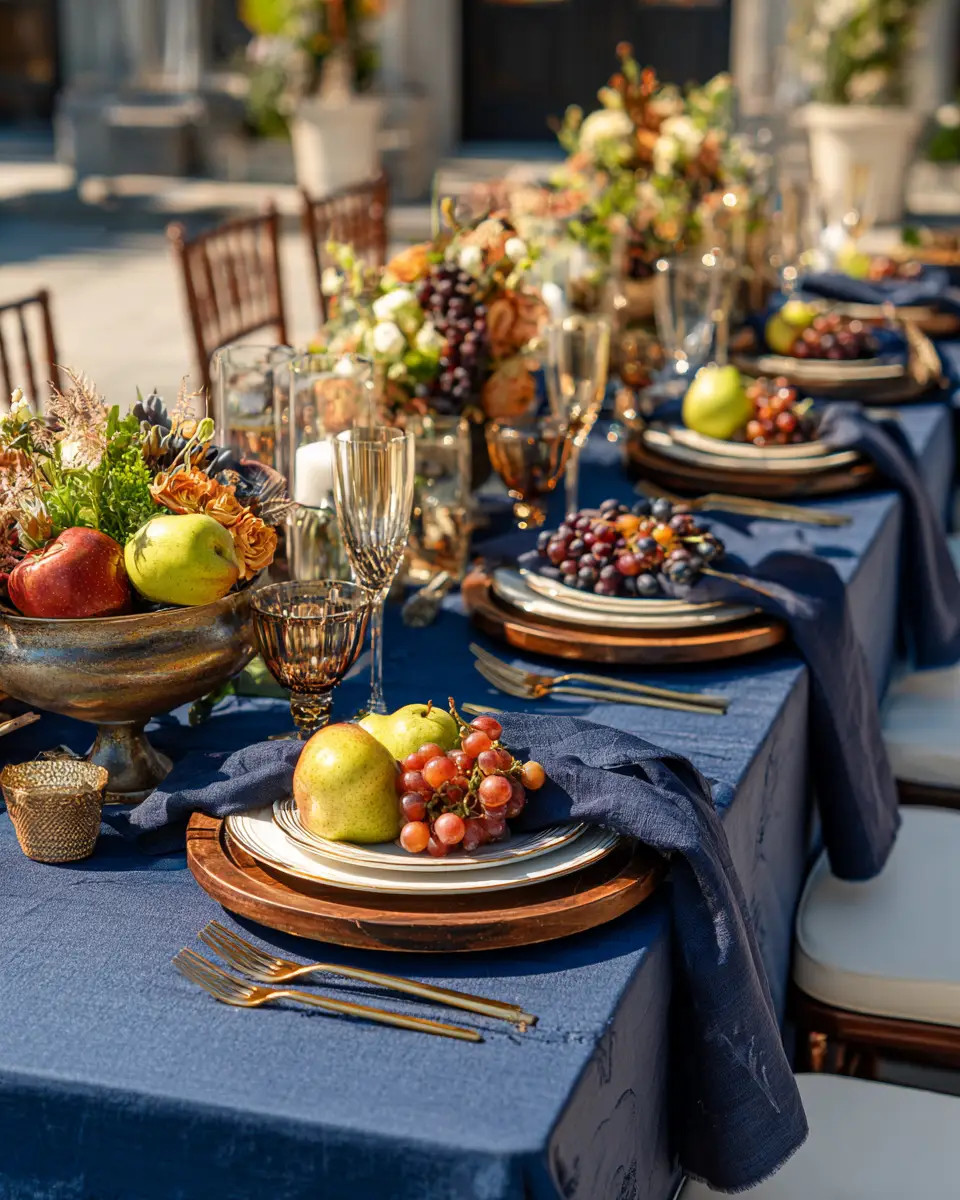 Navy Farmhouse Patio Decor Ideas