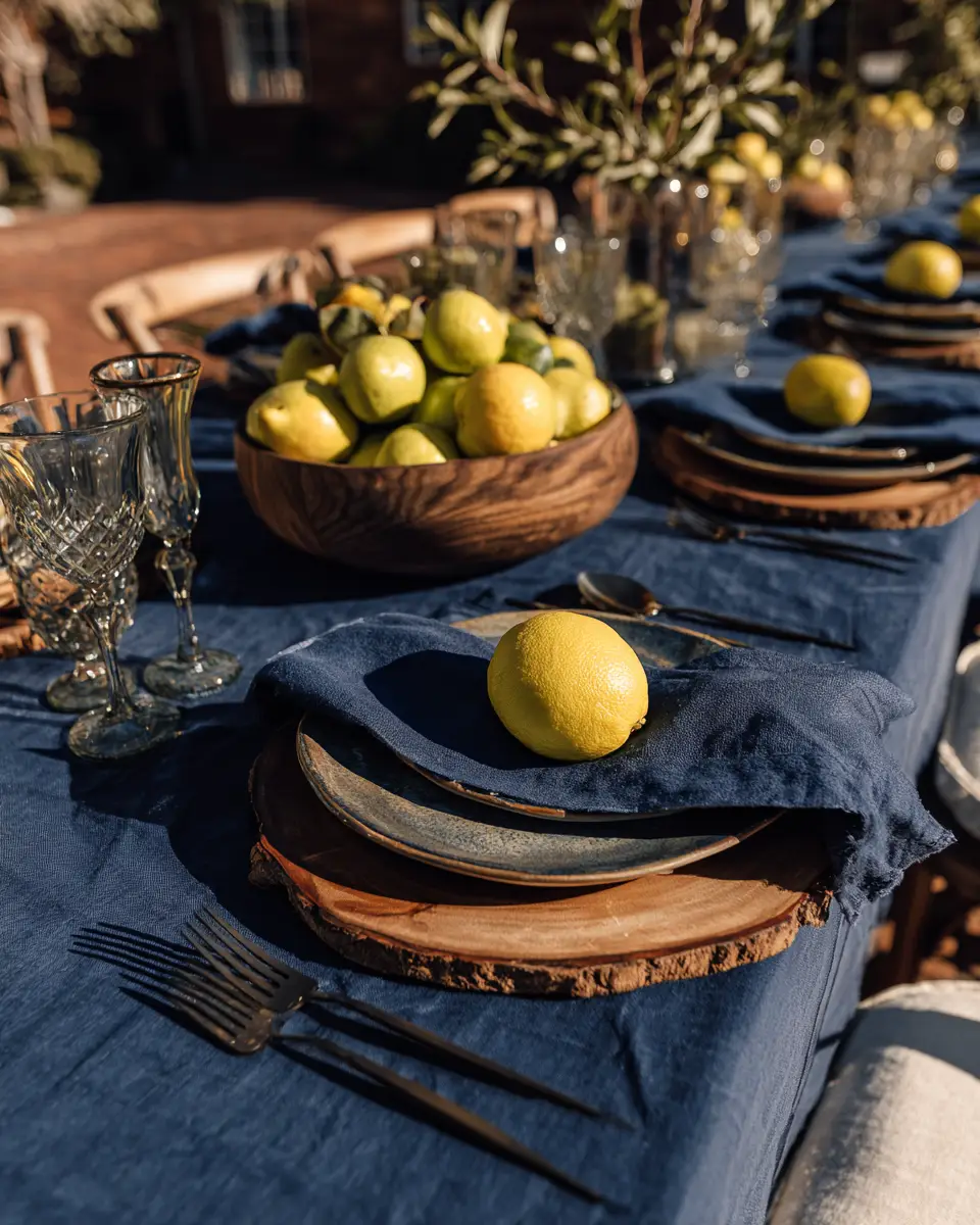 Navy Farmhouse Patio Decor Ideas