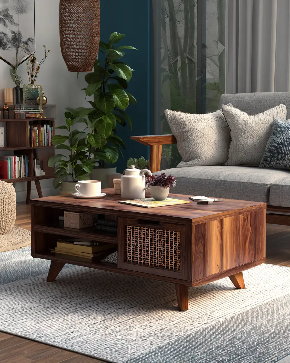 Navy Japandi Balcony Decor Ideas