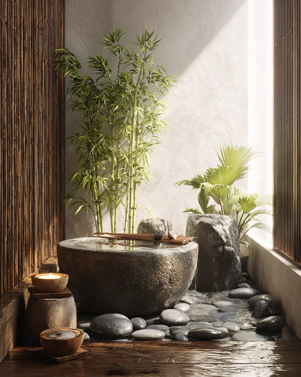 Navy Japandi Balcony Decor Ideas