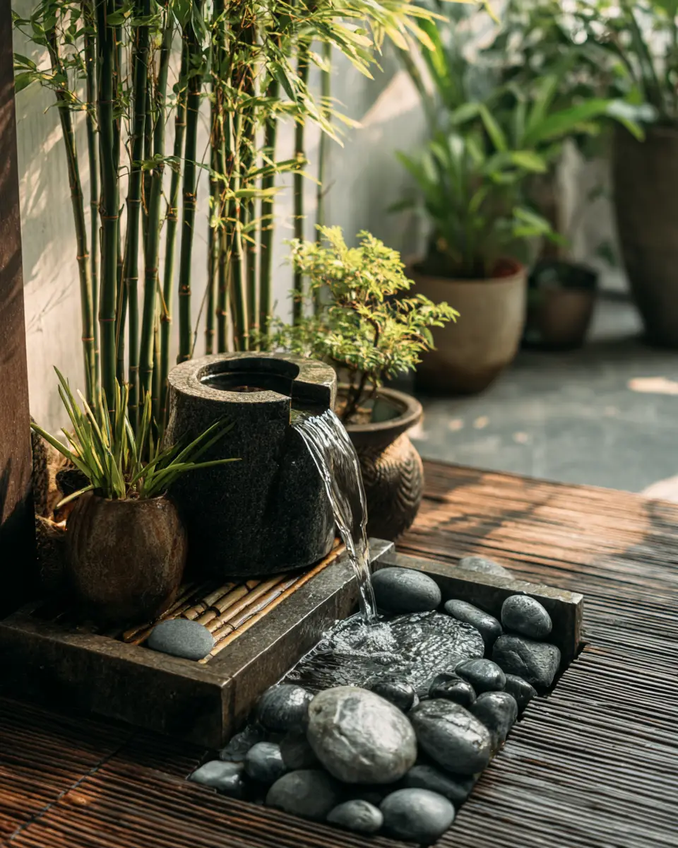 Navy Japandi Balcony Decor Ideas