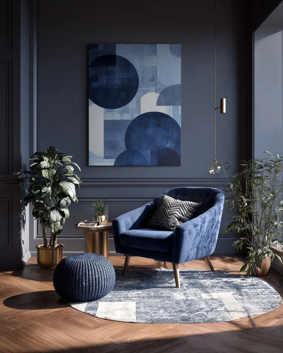 Navy Japandi Balcony Decor Ideas