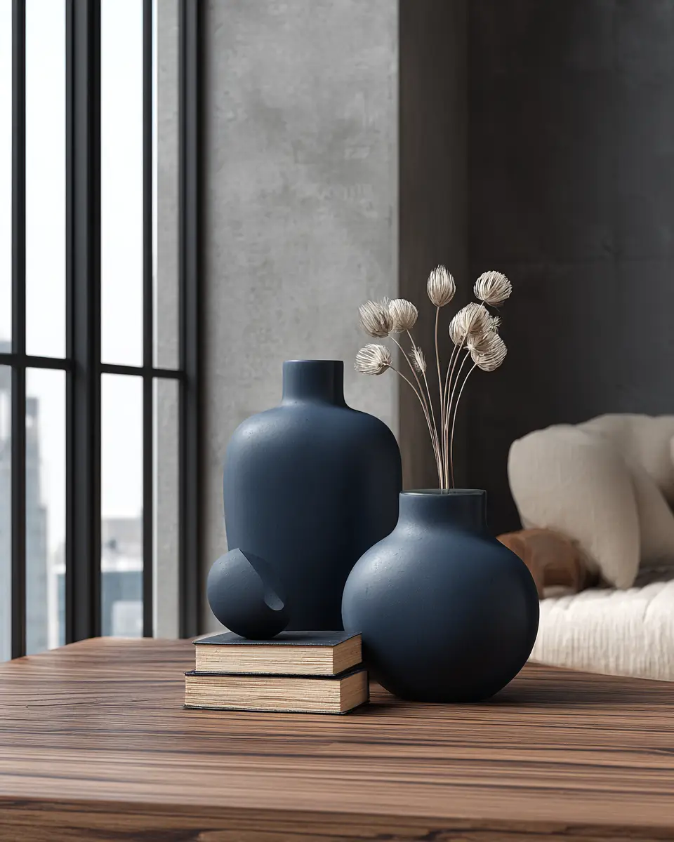 Navy Japandi Balcony Decor Ideas