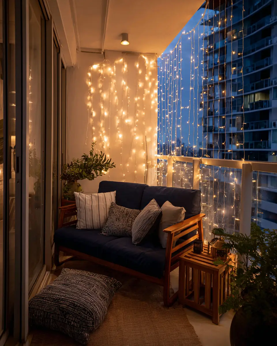 Navy Japandi Balcony Decor Ideas