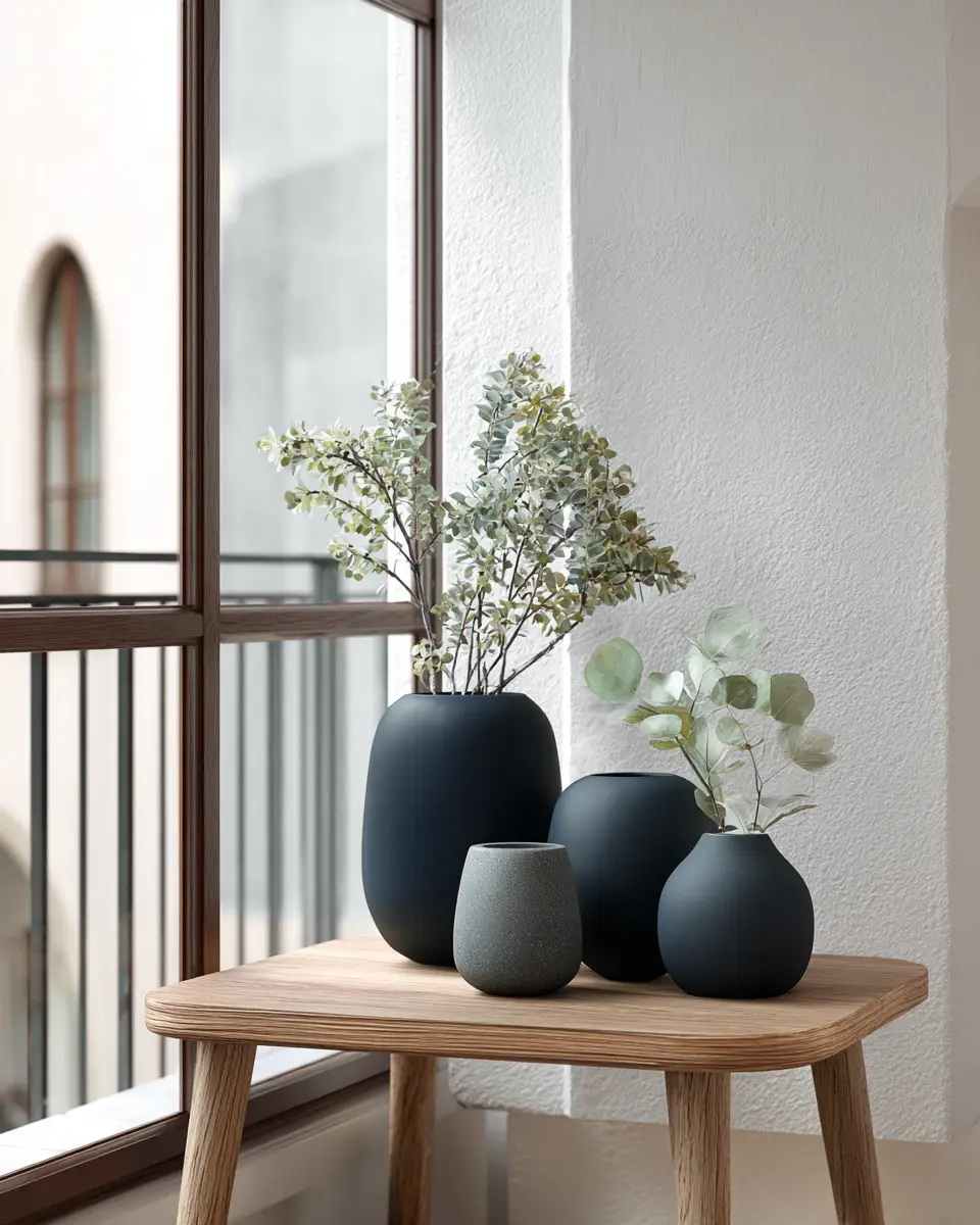 Navy Japandi Balcony Decor Ideas