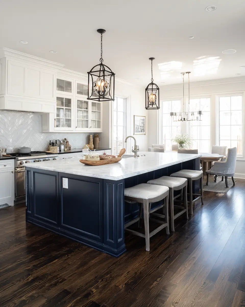 Navy Kitchen Decor Ideas