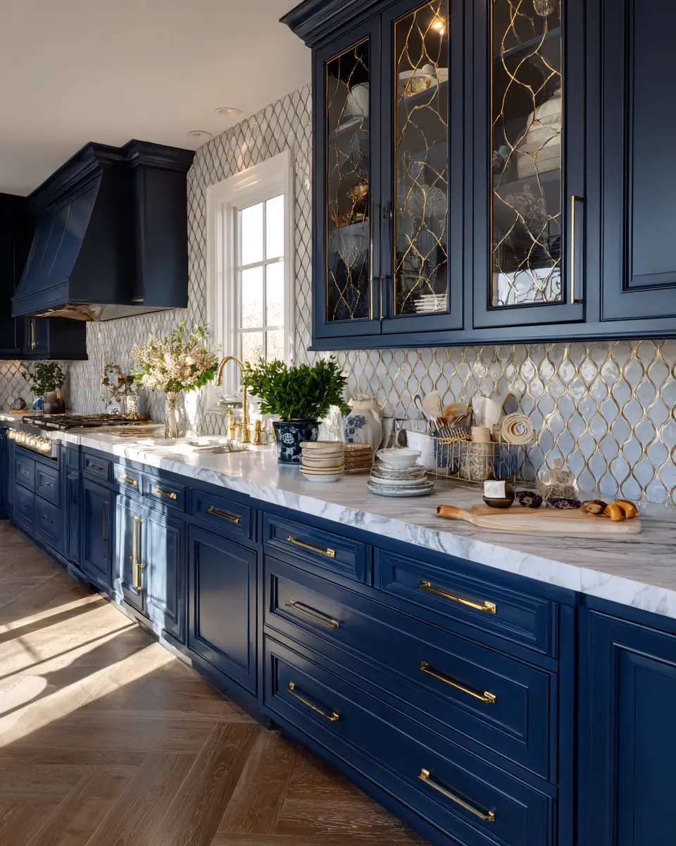 Navy Kitchen Decor Ideas