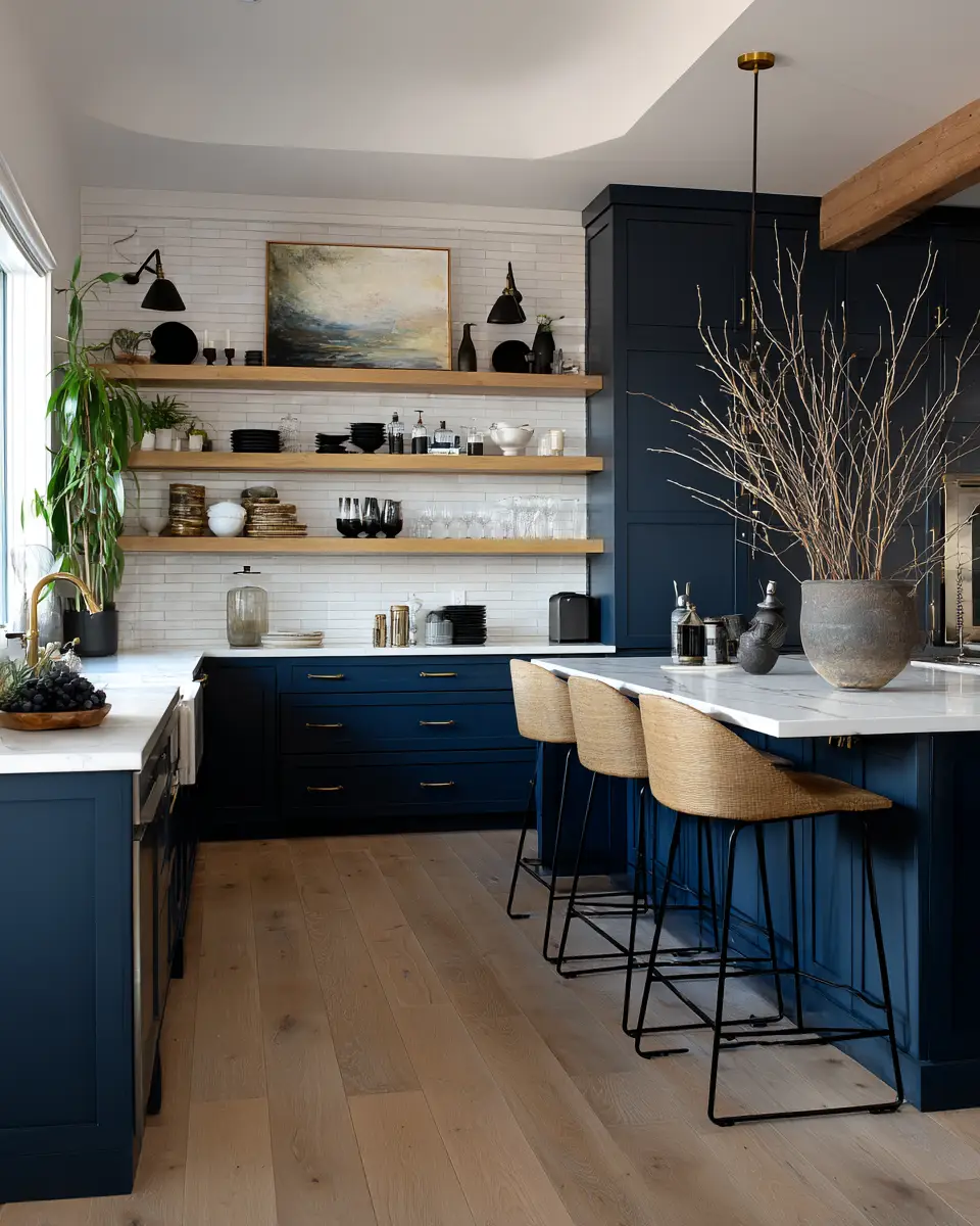 Navy Kitchen Decor Ideas