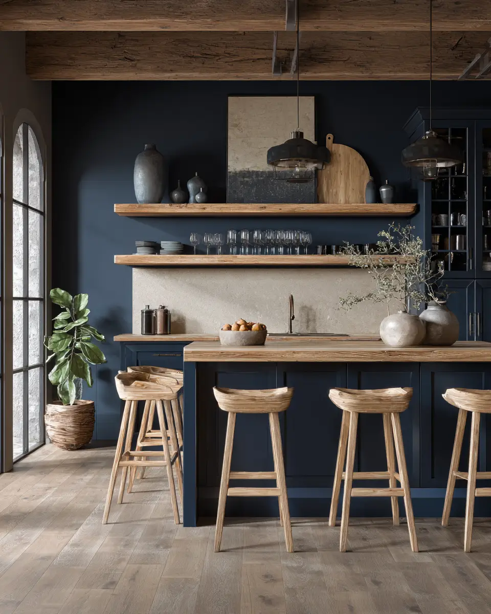 Navy Kitchen Decor Ideas